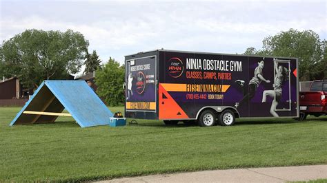 Mobile Obstacle Course For Schools In Edmonton And Area Fitset Ninja