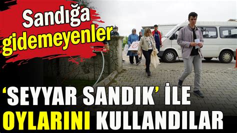 Seyyar Sand K Ile Oylar N Kulland Lar