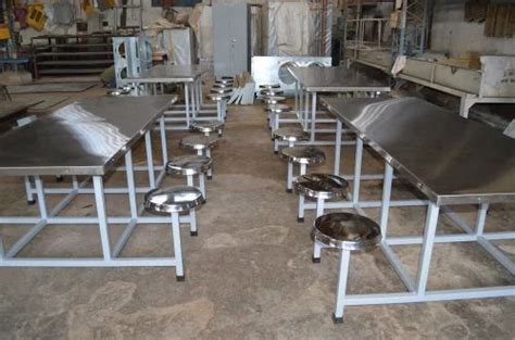 8 Seater Stainless Steel Canteen Table At Rs 26000 In Vadodara ID