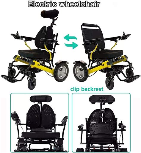 Gaxqfei Fauteuil Roulant Lectrique L Ger Longue Port E