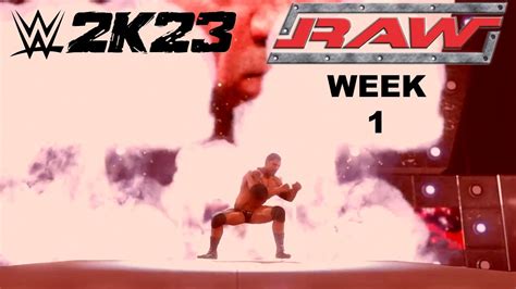 Wwe K Universe Mode Raw Week Youtube