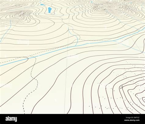 Topography Map Trail Stock Vector Images Alamy