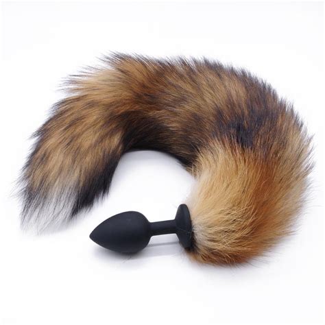 Brown Fox Tail Tpe Plug Pluglust