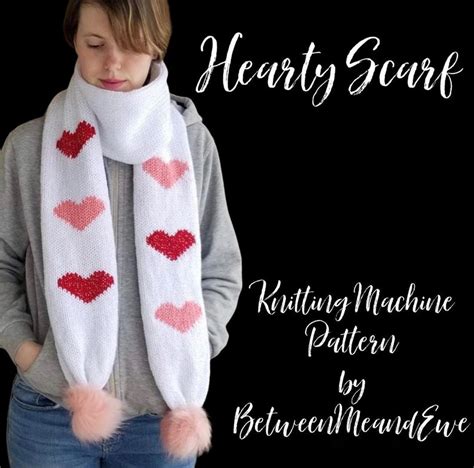 Hearty Scarf Sentro Addi Circular Knitting Machine Pattern Etsy De