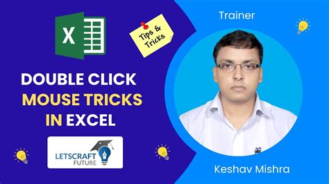 Double Click Mouse Tricks In Excel Keshav Mishra Youtube