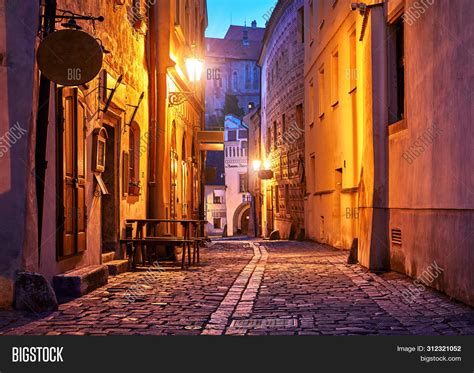 Narrow Street Old Town Image And Photo Free Trial Bigstock