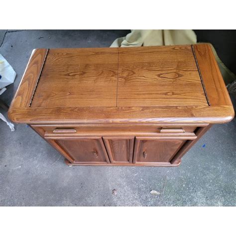 Broyhill Flip Top Bar Server Chairish