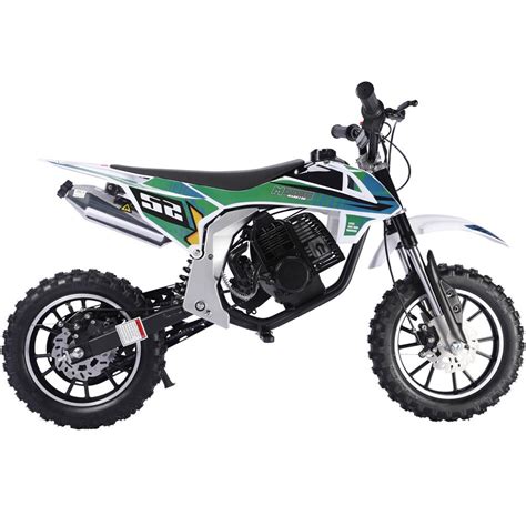 Mototec X2 110cc 4 Stroke Gas Dirt Bike Green Escooterz