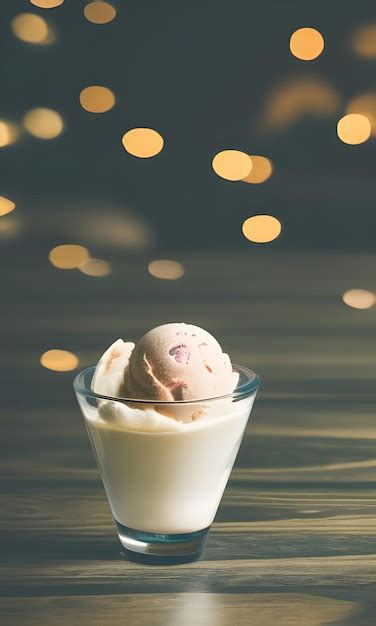 Premium Photo Ice Cream In Glass