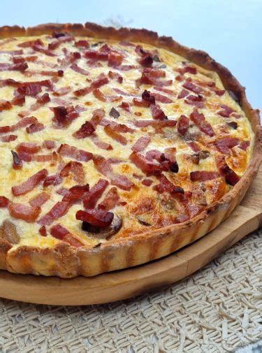 Tarte Aux Champignons Et Lardons Recette De Quiche