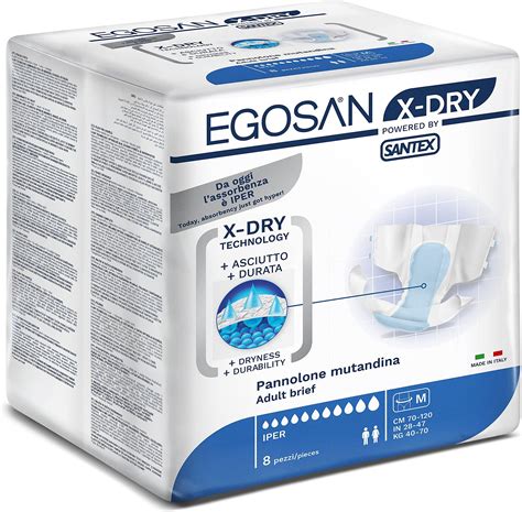 Amazon Egosan Adult Incontinence Diaper Briefs With 8 Hours Of