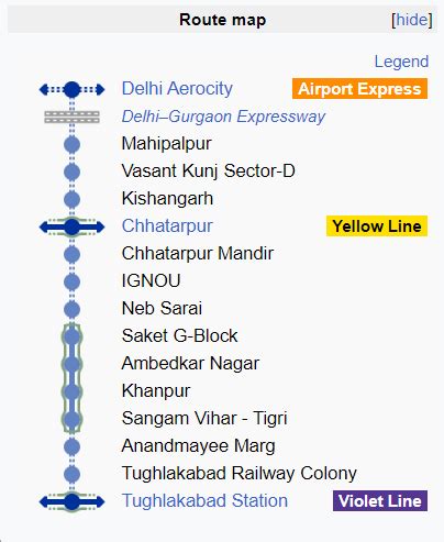 New Silver Line Metro Station in Chattarpur South Delhi. A D Infra