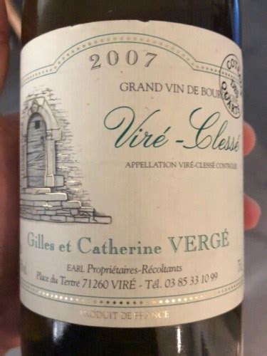 Verg Gilles Et Catherine Vir Cless Coteaux Des Quarts Vivino France