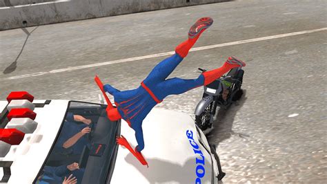 Brutal Motorcycle Spiderman Ragdolls Gta Iv 27 Euphoria Physics