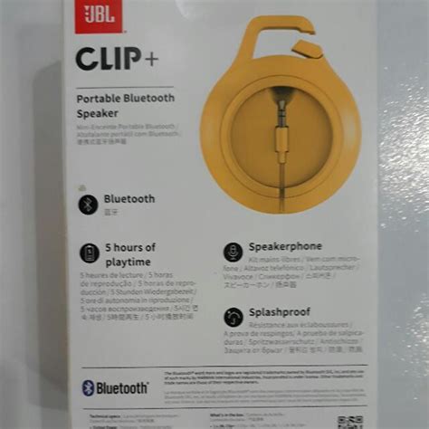 Jbl Clip Plus Portable Bluetooth Speaker Audio Soundbars Speakers