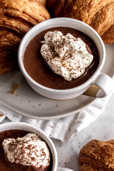 French Hot Chocolate Cooking With Cocktail Rings
