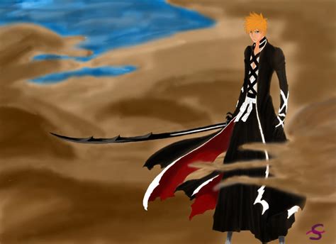 Ichigo Fullbring Shinigami Bankai By Silver Arti On Deviantart