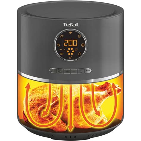 Tefal Ultra Fry Digital Ey B Freidora De Aire Caliente Antracita Gris