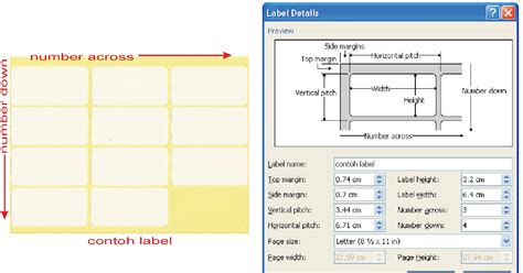 Ukuran Kertas Sticker Label Undangan Excel IMAGESEE