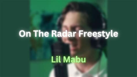 Lil Mabu On The Radar Freestyle Lyrics YouTube