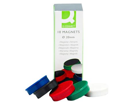 Imanes Para Sujecion Q Connect Ideal Para Pizarras Magneticas Mm