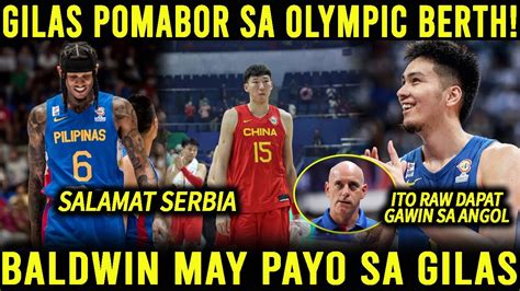 GILAS NAKABENEPISYO SA PAGKAPANALO NG SERBIA COACH TAB PAYO SA GILAS