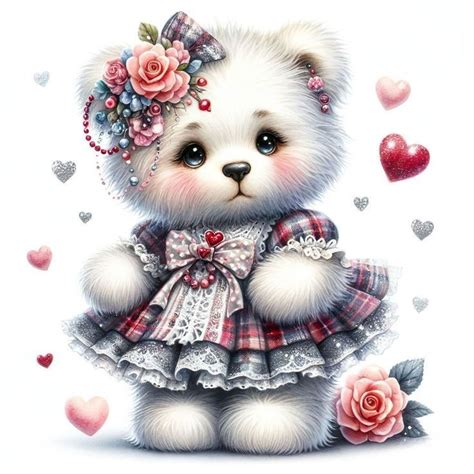 Pin By MARTHA WALTMAN On VALENTINES DAY In 2024 Teddy Bear Clipart