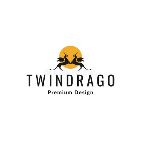 Twin Dragon Logo Stock Illustrations 28 Twin Dragon Logo Stock