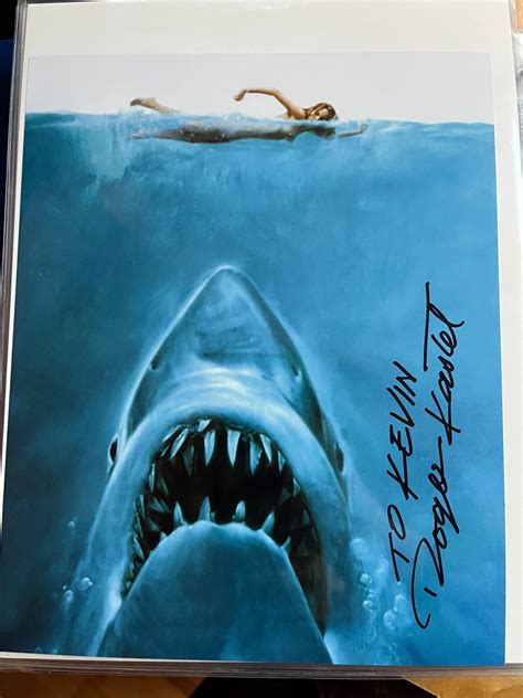 Roger Kastel Artist For The Poster Of Jaws Autograph Williamsburg