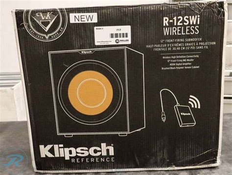 Klipsch R 12swi 12 Front Firing Subwoofer W Wireless Connectivity