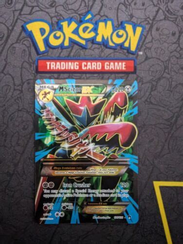 Pokémon TCG Mega Scizor EX 120 122 Breakpoint Full Art eBay