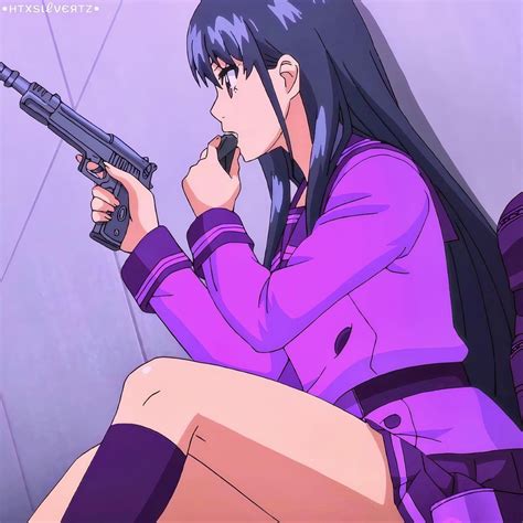 Yuri Honjo Purple Anime Icons