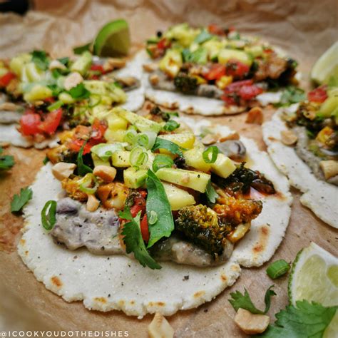 Vegane Tacos Mit Schwarzem Bohnenmus Firechefs De