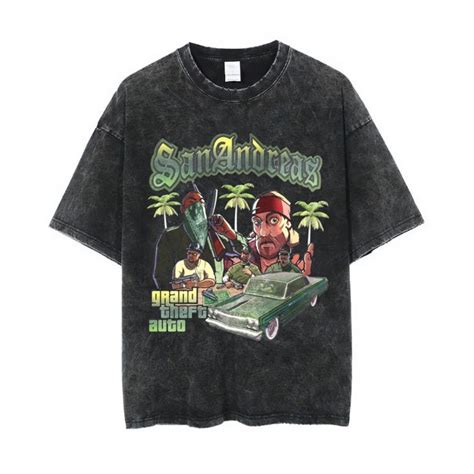 Jual Psycho Crucify GTA San Andreas Oversized T Shirt Grand Theft