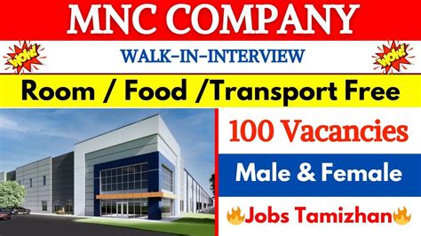 Mnc Company Direct Recruitment 2024 Chennai Jobs Today Openings 2024