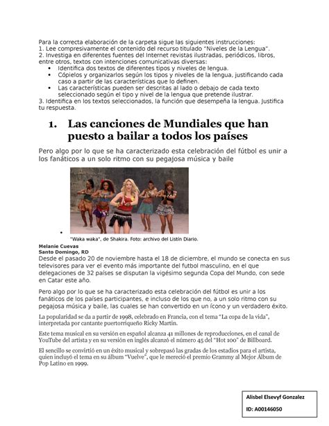 Unidad 2 actividad 3 lengua española l Elaboración se Carpeta y