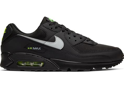 Nike Air Max 90 Black Volt Light Smoke Grey Men's - CV1634-001 - US