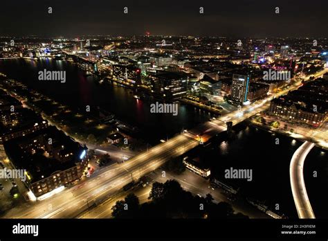 Copenhagen by night Stock Photo - Alamy