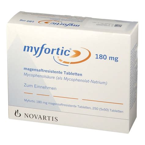 Myfortic 180 Mg 5x50 St Mit Dem E Rezept Kaufen Shop Apotheke