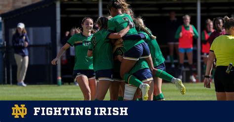 6 Irish Start Road Swing With 2 0 Win At Louisville Notre Dame Fighting Irish Official