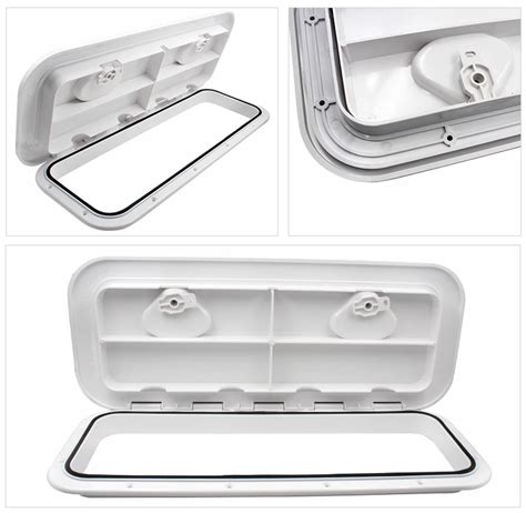 243 607mm Abs Plastic Anti Aging Ultraviolet White Deck Marine Hatch Deck Access Hatch Boat