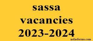 sassa vacancies 2023-2024