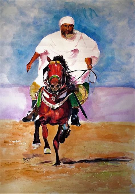 Heavy Rider Painting By Khalid Saeed Fine Art America