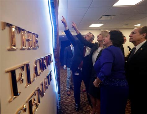 The Unveiling Of The New Artwork Outside The Senate Gallery