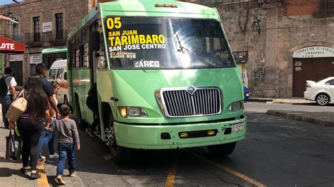 Anuncian Este Jueves Paro De Transportistas En Morelia Changoonga