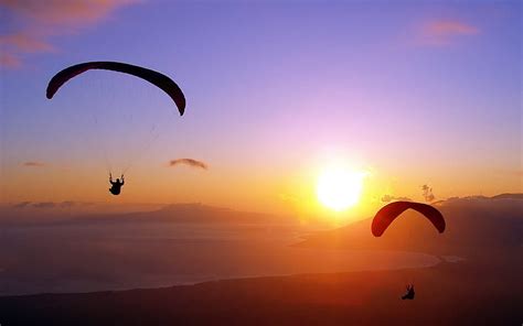 Parachute Jump Decline Flight Extreme Sports Hd Wallpaper Peakpx