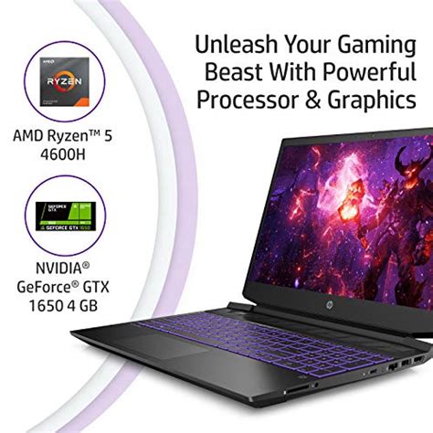 Hp Pavilion Gaming Inches Fhd Gaming Laptop Amd Ryzen H Gb