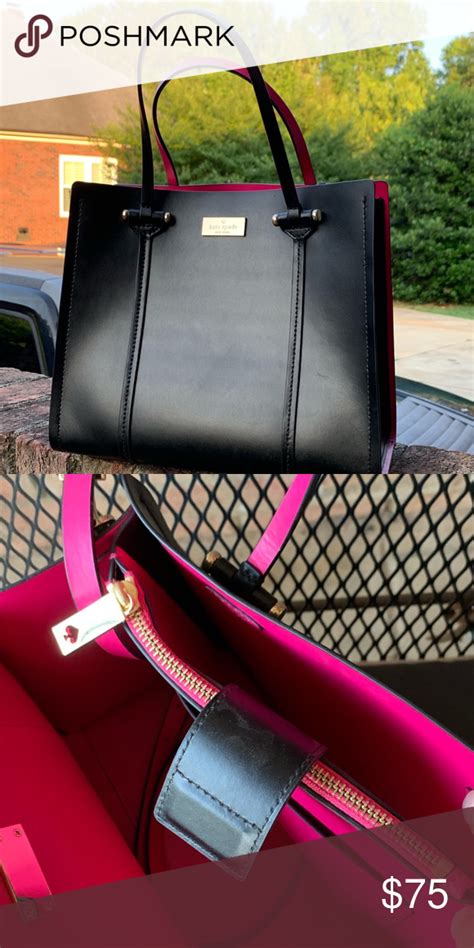 Arriba Imagen Kate Spade Black And Pink Bag Thptnganamst Edu Vn