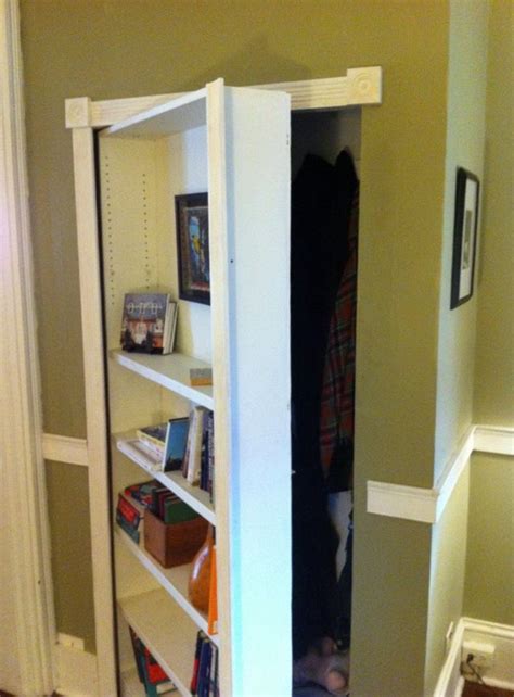 Secret Bookcase Door Latch Mechanism | Home Design Ideas