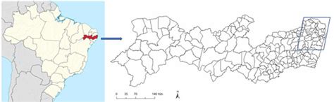 Mapa Do Brasil Destaque Para O Estado De Pernambuco E Para A Rd